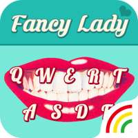 Fancy Lady Kiss Keyboard Theme on 9Apps