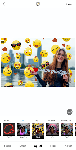 Auto Blur Background Photo Editor - Glitch BG,Neon screenshot 1