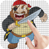 Pirates Color by Number - Pixel Art Game icon