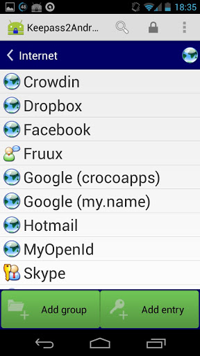 Keepass2Android Offline screenshot 1