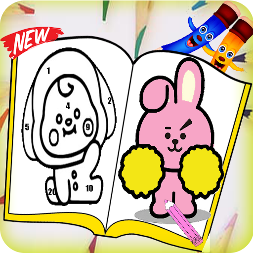 How to draw BT21 Coloring icon