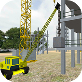 Wrecking Ball Crane Demolition icon