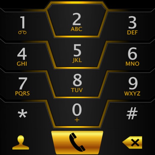 THEME DARKCITY GOLD EXDIALER icon