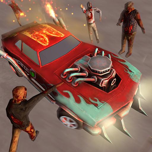 Zombie Attack Monster Car Survival icon