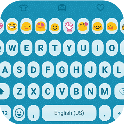 Little Blue Point Keyboard icon