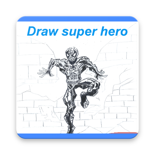 how to draw: super hero icon