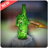 Real Bottle Shooting Game 3D icon