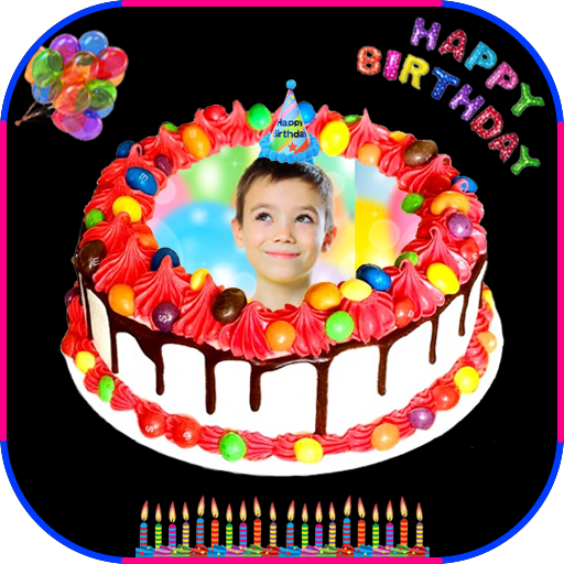 Name Picture On Birthday Cake, Video Birthday Fram icon
