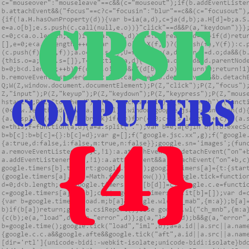 CBSE Computers - 4 icon