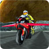 Flying Sci Fi Police Bike 3D icon
