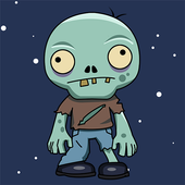 The walking crash zombie dead icon