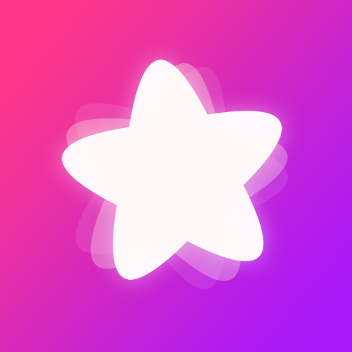 Pink Star- Live video&amp;chat icon