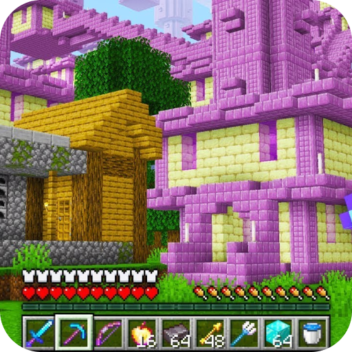 Pink craft - pink world mcpe icon