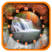 Waterfall Clock Live Wallpaper icon