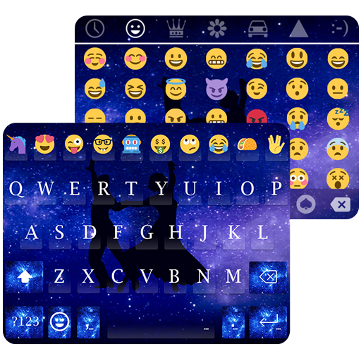 Dancing Emoji Keyboard Theme icon