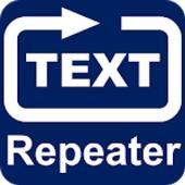 Text repeater icon