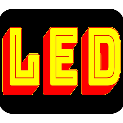 Led Mix Scroller electronic panel of leds. icon