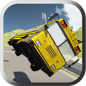 School Bus Hill Climb Driver sim icon
