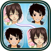 Anime Boys Matching Games icon