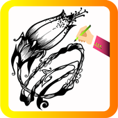 How To Draw Flowers Tattoo icon