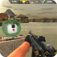 Ataque commando sniper: tiro moderno arma