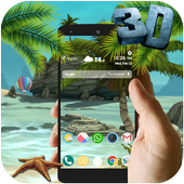 Beach 3D Live Wallpaper 2018 icon