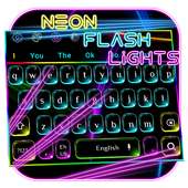 Neon flash Light Keyboard Theme