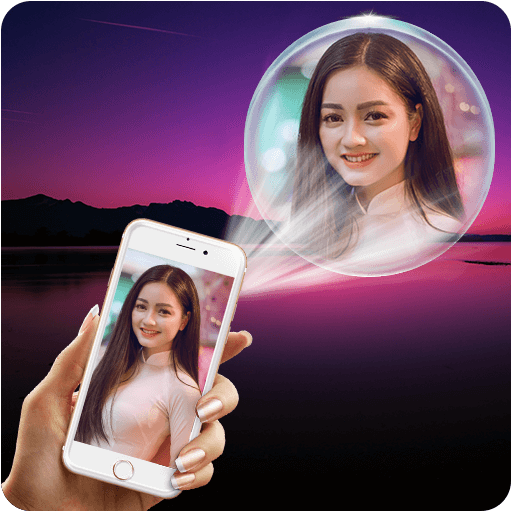 Mobile Phone Face Projector Photo Frame icon