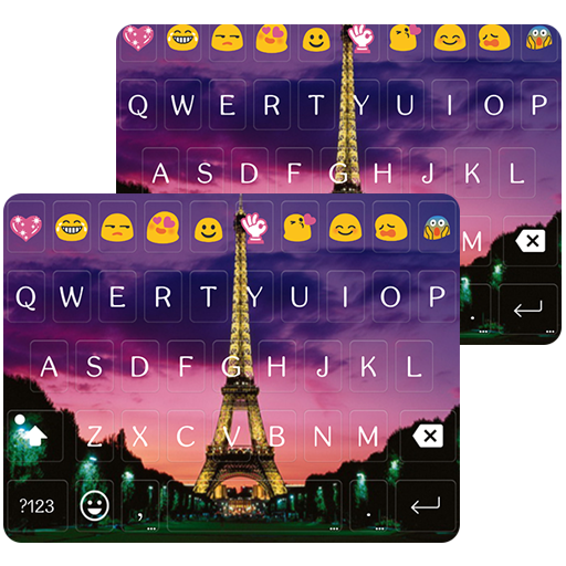 Paris Night Keyboard -Emoji icon