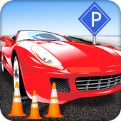 turbo car parking real 3D free icon