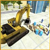 Real Hydraulic Excavator Sim icon