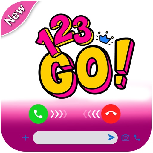 Funny call 123 GO Challenge - fake live video icon