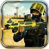Desert Modern Sniper FPS Commando Battle icon