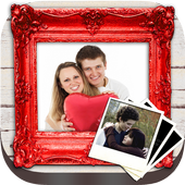 Love photo frames icon
