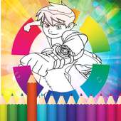 coloring ben ten games