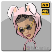 BAD BUNNY Wallpaper HD иконка