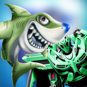 X Robot VS Shark Attack icon