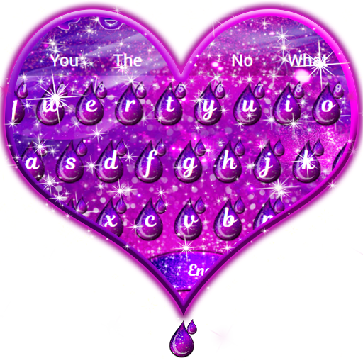 Galaxy Drop Heart Keyboard icon