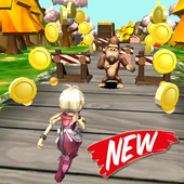 Teen Princess Dash - Subway Jungle Escape icon