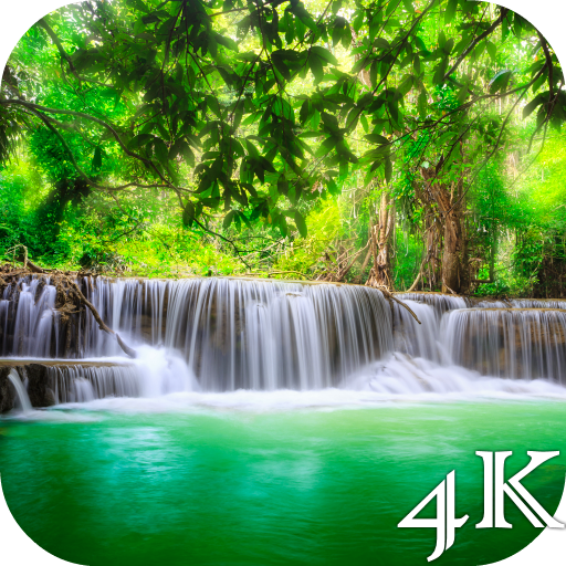 Waterfalls 4K Live Wallpaper icon