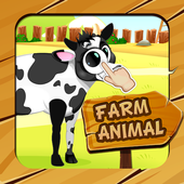 Farm Animals Parts Puzzle for kids icon