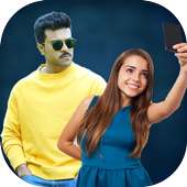 Selfie With  Ram Charan South Indian Celebrity  HD