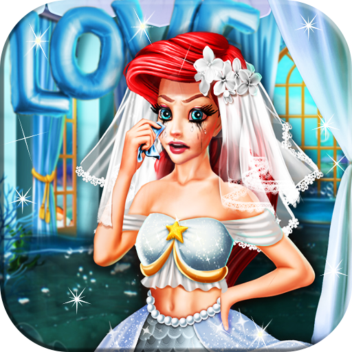 Wedding Mermaid Happy - Wedding Princess Games icon