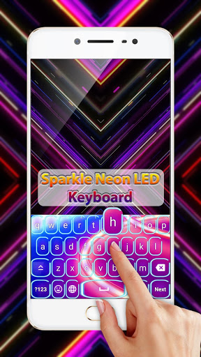 Sparkle Neon Led Keyboard screenshot 2