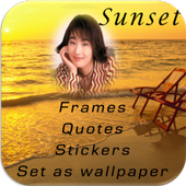 Sunset Photo Frames icon