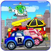 Super Robot Car Climb Racing icon