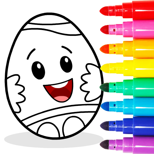 Easter Egg Coloring - Surprise Eggs Game For Kids icon