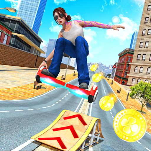 Hoverboard Stunts Racer 2019 icon