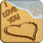 Name Art on Sand icon