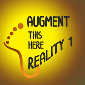 Augment this here Reality icon